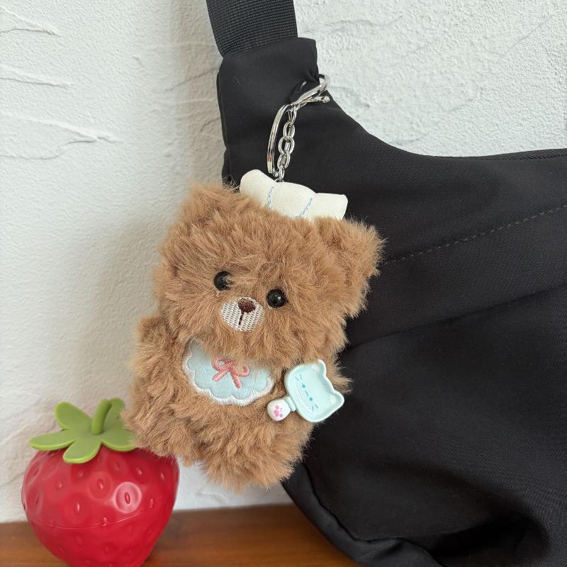 1Pcs Soft Plush Chef Bear Keyc - Laptop Accessories Women 评论和价格