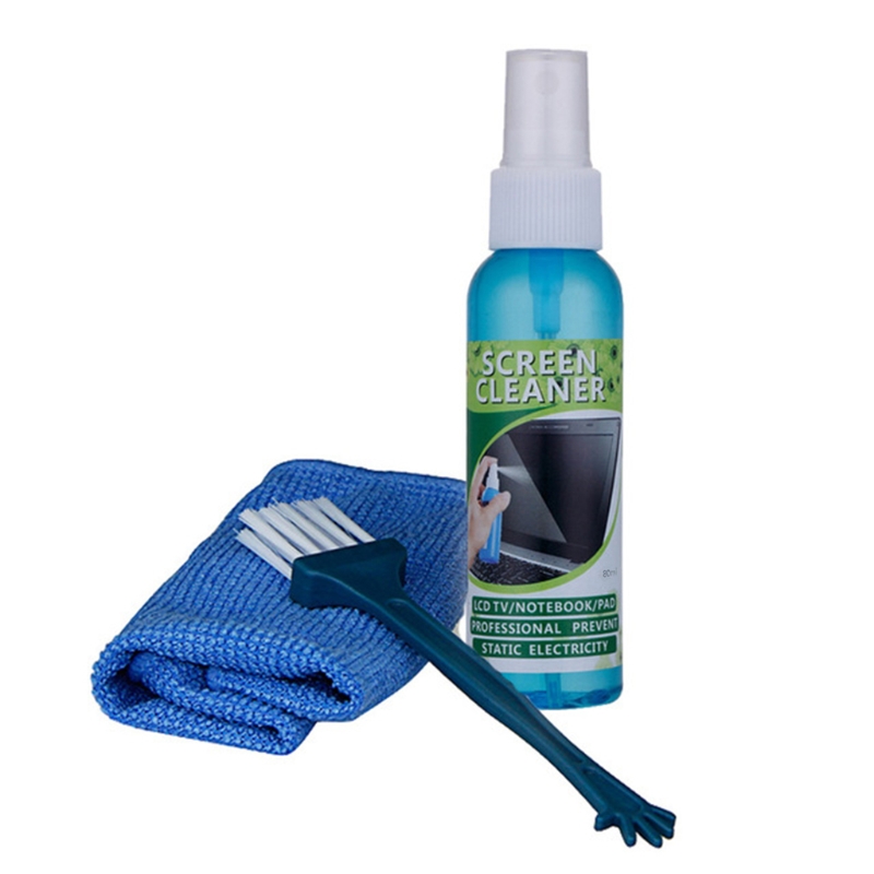 1 Set Brush Cloth Liquid High  - Screen Cleaning Kit 评论和价格