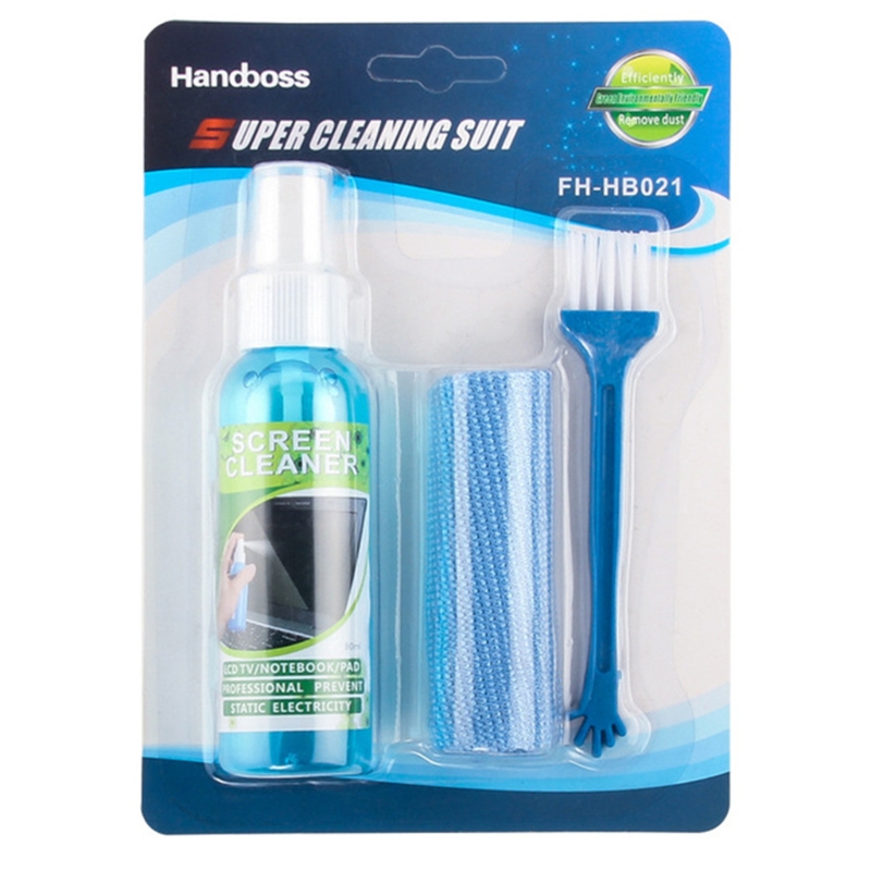 1 Set Brush Cloth Liquid High  - Screen Cleaning Kit 评论和价格
