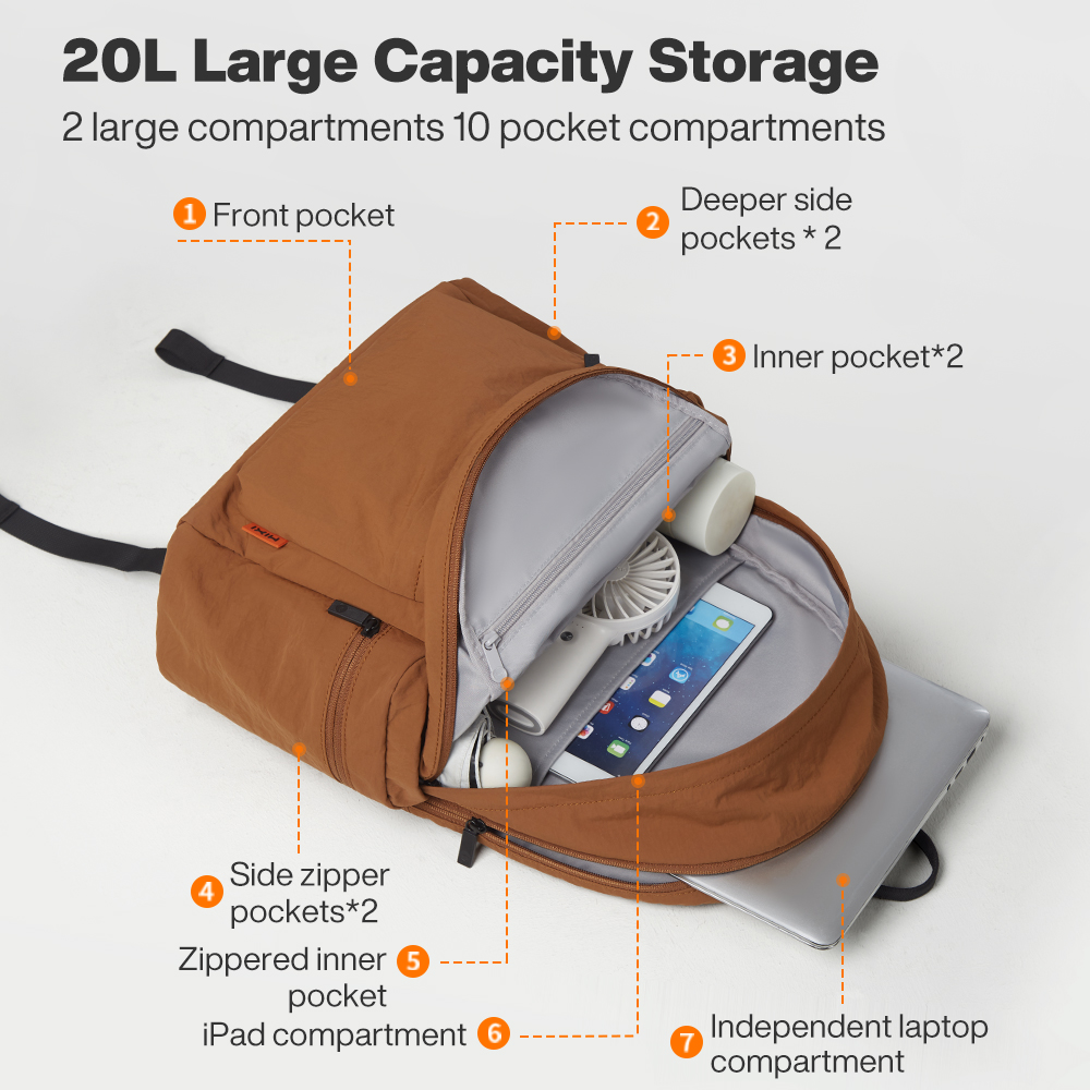 Mixi Outdoor Lightweight Backp - Laptop Bag Waterproof 评论和价格