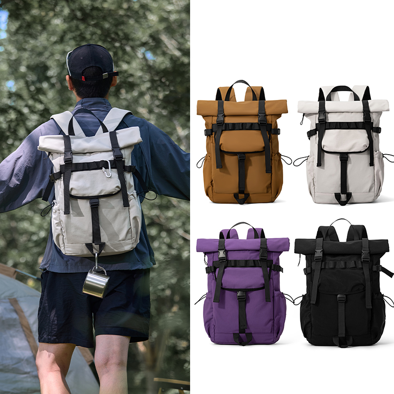 New Men's roll mouth expandabl - Laptop Bag Waterproof 评论和价格