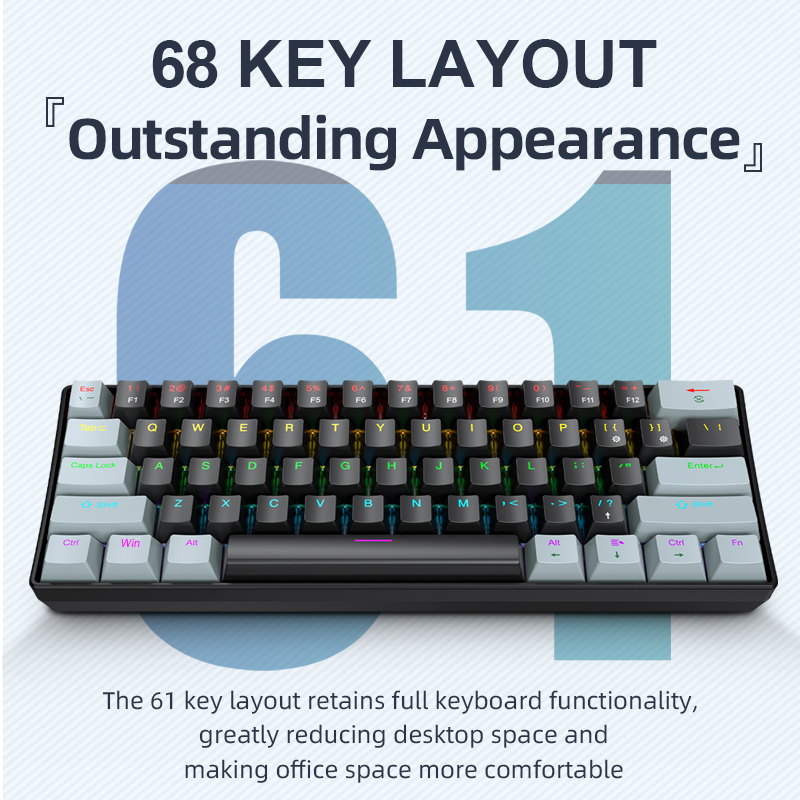 APAYADO K61 Mini Mechanical Ke - Laptop Accessories Uk 评论和价格