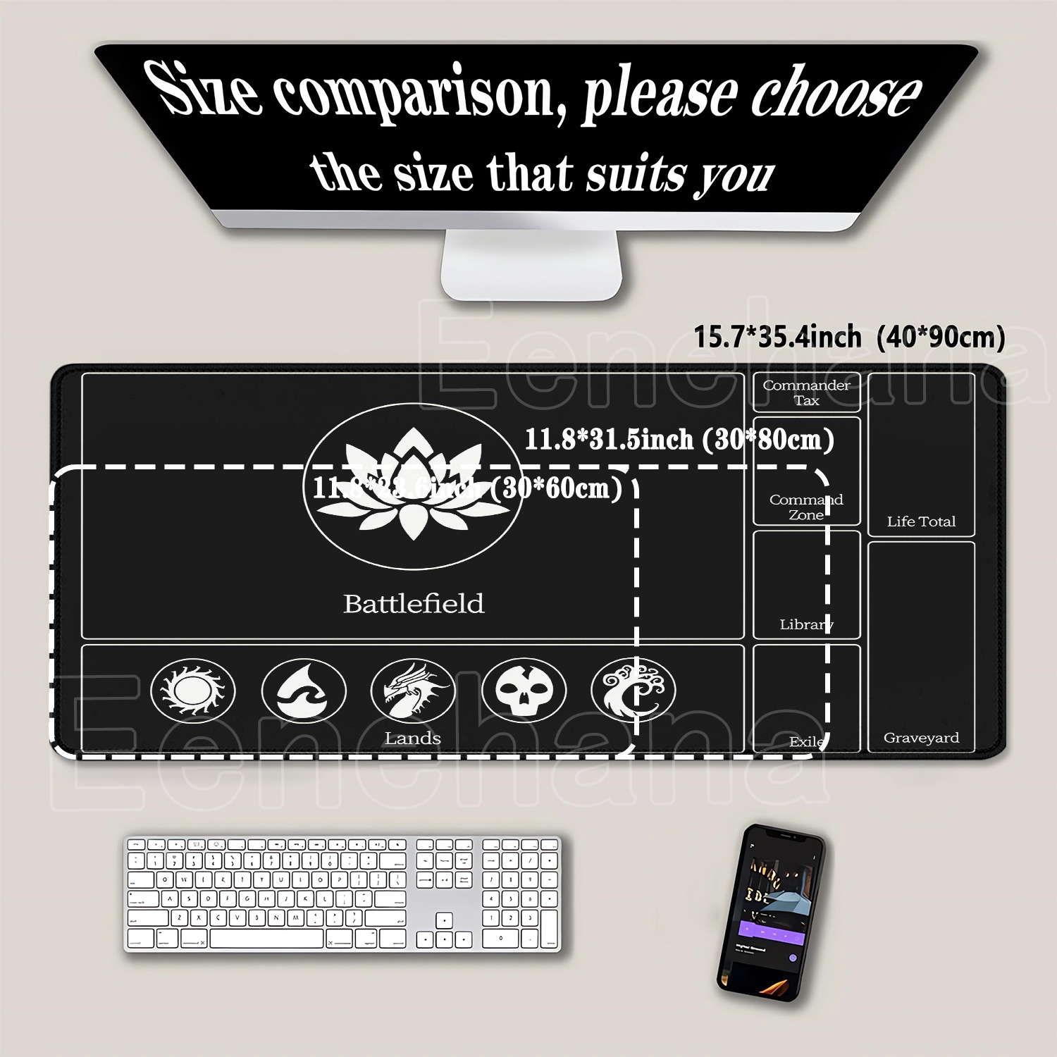 Playmat The Magic Gathering Mo - Laptop Accessories Bundle 评论和价格