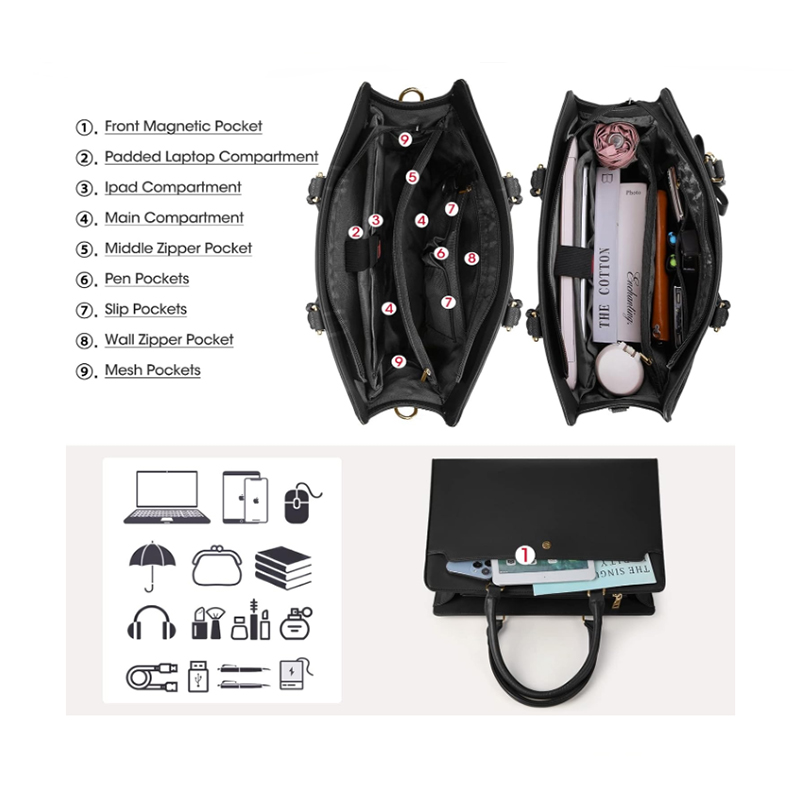 Large Capacity Laptop Bag for  - Laptop Accessories Women 评论和价格