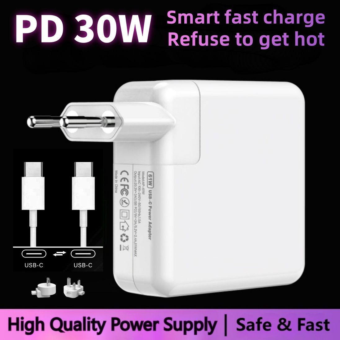 30W PD Type-C Notebook Laptops - Laptop Accessories Uk 评论和价格