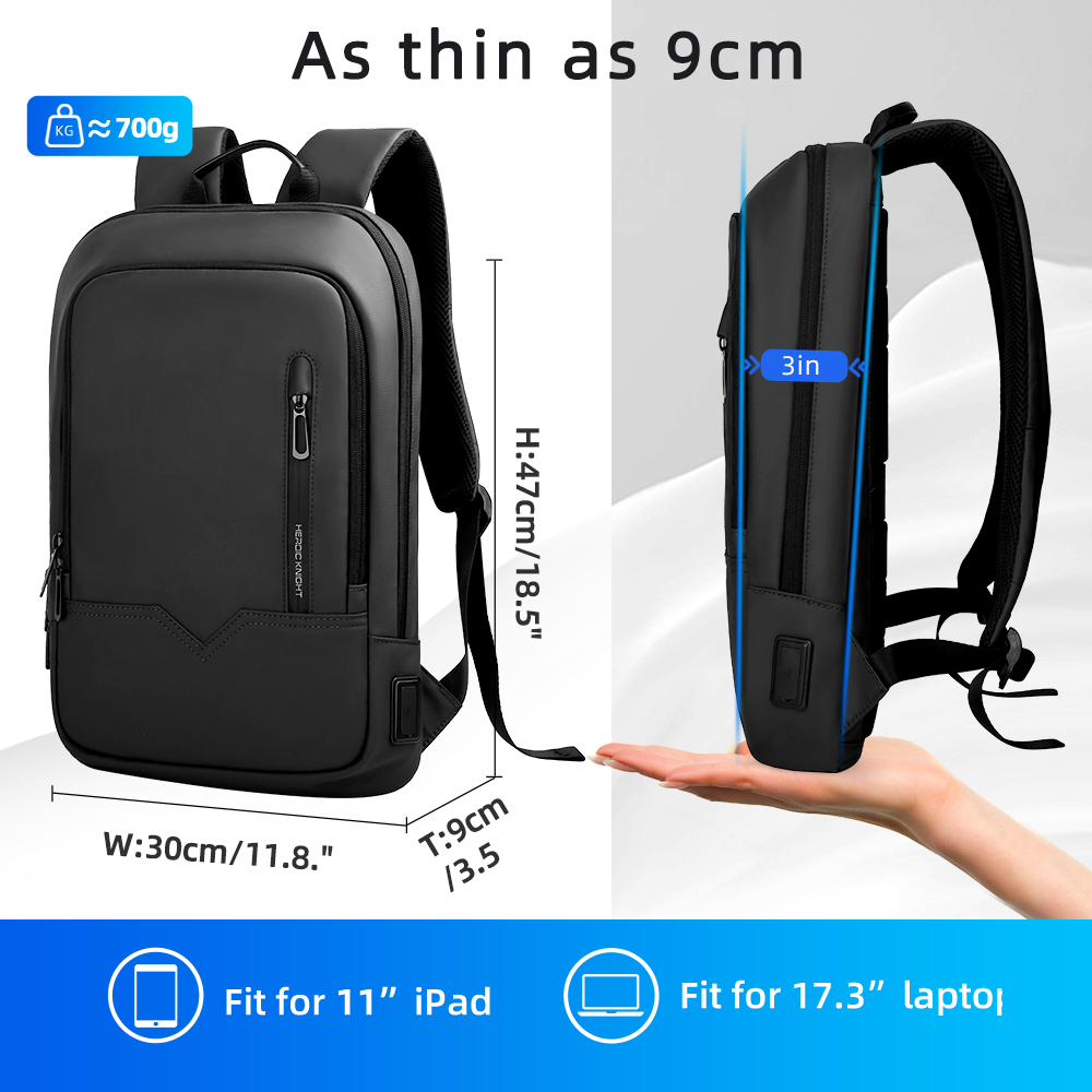 HK Slim Business Backpack for  - Laptop Bag Waterproof 评论和价格