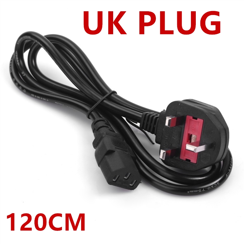 Durable 3-Prong 1.2m EU US AU  - Laptop Accessories Uk 评论和价格