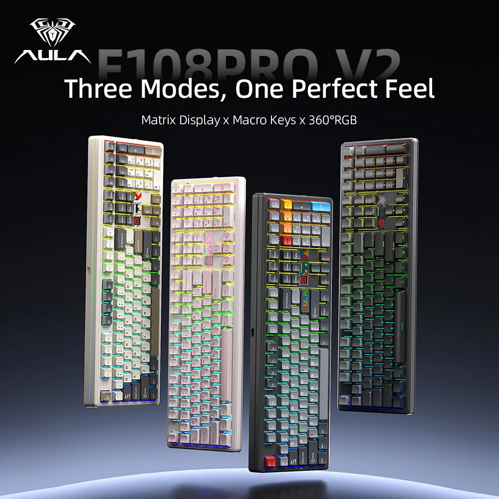 AULA F108 Pro V2 Mechanical Ke - Laptop Accessories Uk 评论和价格