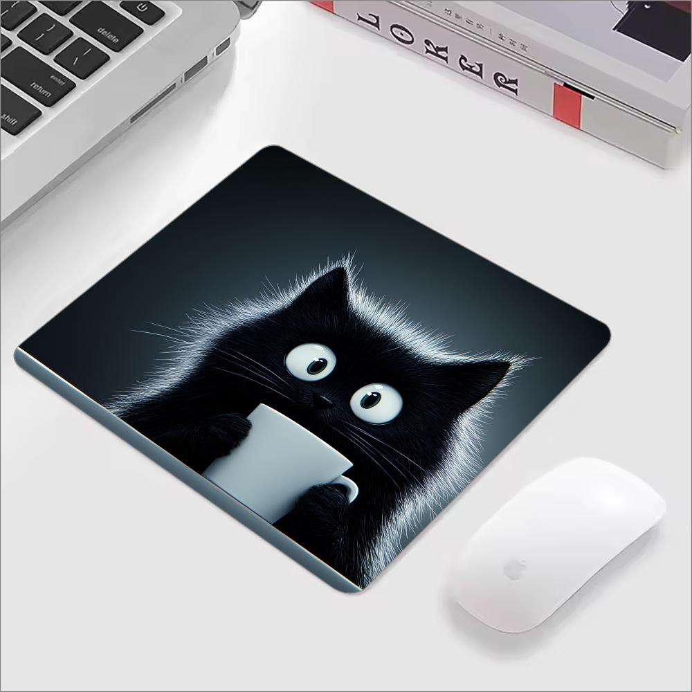 Kawaii Coffee Cat Mouse Pad Bl - Laptop Accessories Bundle 评论和价格