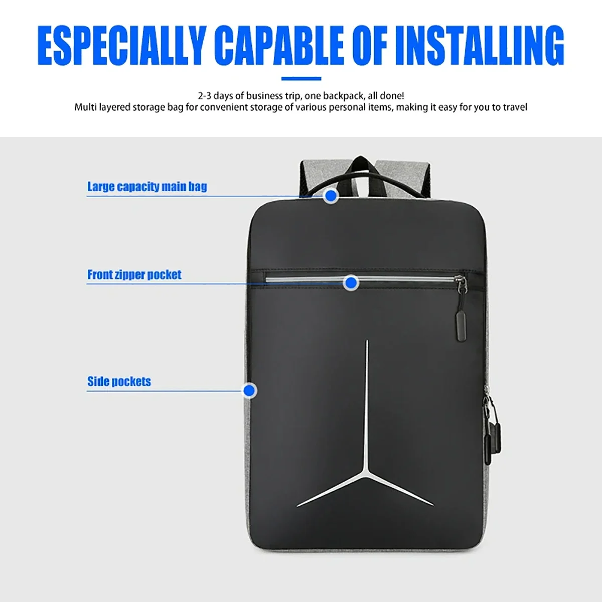 Fashion Anti Theft USB Waterpr - Laptop Bag Waterproof 评论和价格